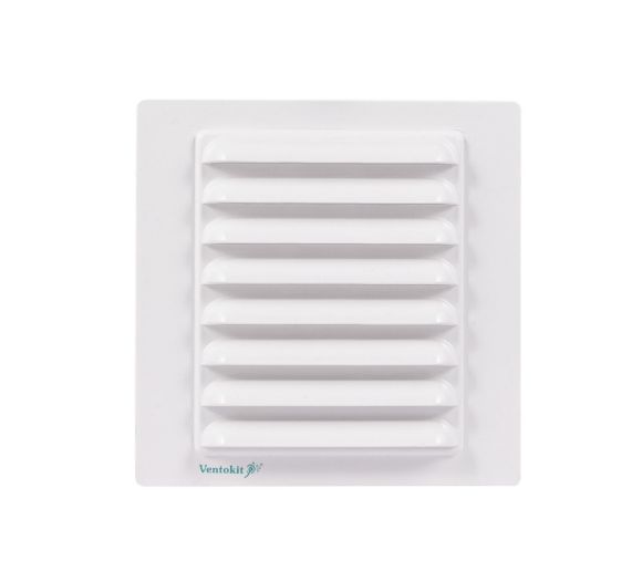 Imagen de Rejilla De Ventilación Fija 14.5 X 14.5cm C/ Adaptador 100MM - Ynter Industrial