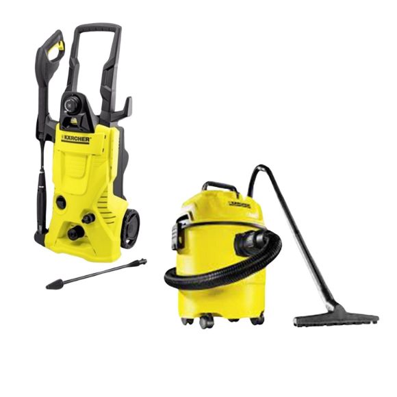 Imagen de Hidrolavadora Karcher k4 + aspiradora karcher WD1