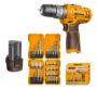 Imagen de Taladro C/Percutor C/2Bat 1.5Ah Ingco 12V + Accesorios - Ynter