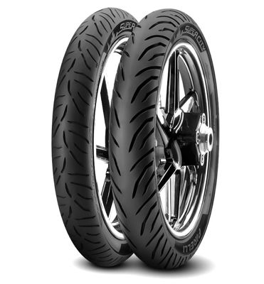 Imagen de Combo x 2 cubiertas 275-18 y 100/90-18 Pirelli Super City TL