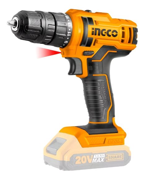 Imagen de Atornillador 20V P20S 2 Bat Y Cargador Ingco - Ynter Industrial