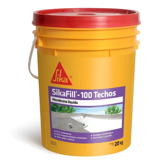 Imagen de Membrana Liquida Sikafill 100 Techos X20Lts - Ynter Industrial