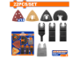 Imagen de Set 22 Accesorios P/ Sierra Multifuncion Wadfow - Ynter Industrial