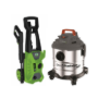 Imagen de Combo Hidrolavadora 100 Bar y Aspiradora 1400W 20L- Ynter