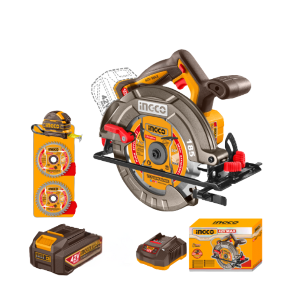 Imagen de Sierra Circular a Bateria 42V Brushless C/Bat 2.5 Ah Ingco - Ynter