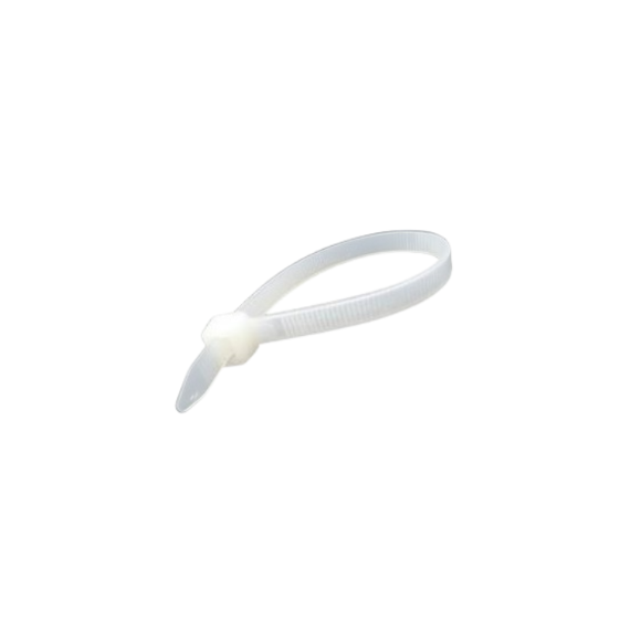 Imagen de Precinto Abrazadera Blanca 5 X 500 Mm Bolsa 100uni - Ynter