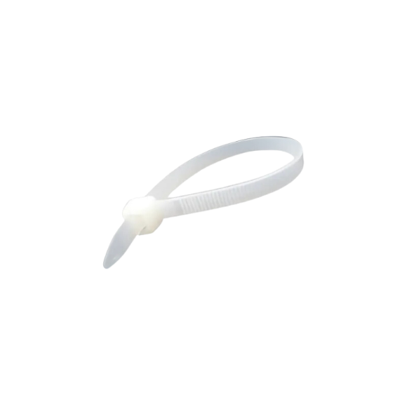 Imagen de Precinto Abrazadera Blanca 8 X 200 Mm Bolsa 100uni - Ynter