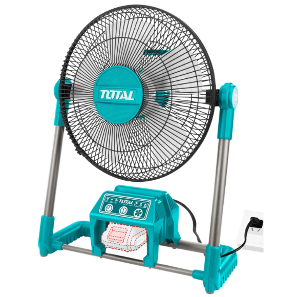 Imagen de Ventilador Inalámbrico 13" A Batería 20v S/Bat - Ynter
