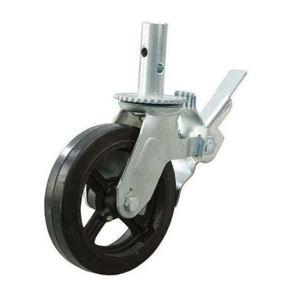 Imagen de Rueda Andamio Perno C/Freno 35mm 8" Reforzada - Ynter