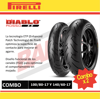 Imagen de Combo x 2 cubiertas 100/80-17 y 140/60-17 Pirelli Diablo Rosso II