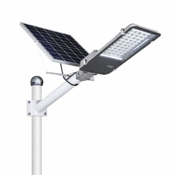 Imagen de FOCO LED C/PANEL SOLAR 150W + BRAZO - Ynter Industrial