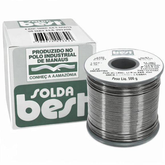 Imagen de Estaño Fideo 1.5mm 40% 500g 33mts Best - Ynter Industrial