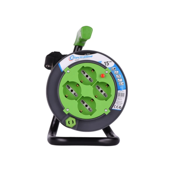 Imagen de Alargue Carretel 15mt C/shucko 16amp 2300w - Ynter
