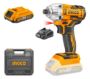 Imagen de Atornillador De Impacto Ingco 1/4 20V P20S c/2bat - Ynter Ind