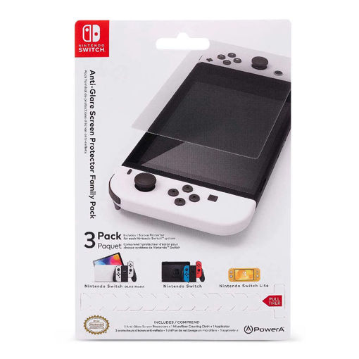 Imagen de Láminas de Protección Anti Reflejo para Nintendo Switch