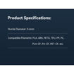 Imagen de Boquilla Creality E3D Obxidian de Alto Flujo para Creality K1 Series