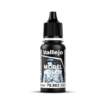 Imagen de Vallejo Pintura Model Color Gris Metalizado 18 ml.