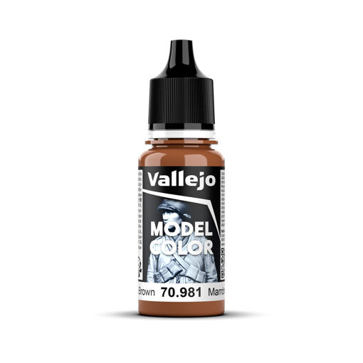 Imagen de Vallejo Pintura Model Color Marrón Naranja 18 ml.
