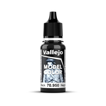 Imagen de Vallejo Pintura Model Color Negro 18 ml.