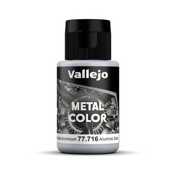 Imagen de Vallejo Pintura Metal Color Aluminio Satinado 32 ml