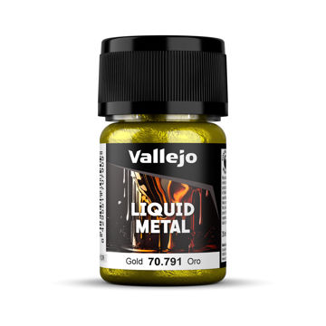 Imagen de Vallejo Pintura Liquid Metal Oro 35 ml.