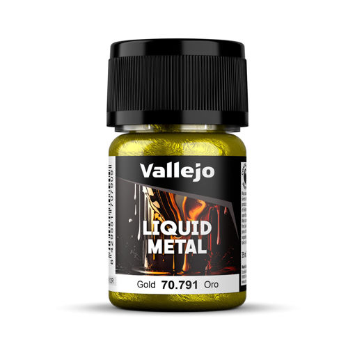 Imagen de Vallejo Pintura Liquid Metal Oro 35 ml.