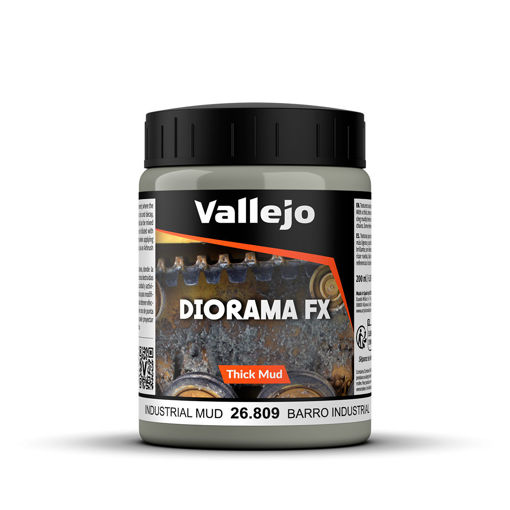 Imagen de Vallejo Diorama Effects Barro Industrial Denso 200 ml