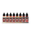 Imagen de Vallejo Pinturas Basics Set Tonos Piel (8 x 18 ml)