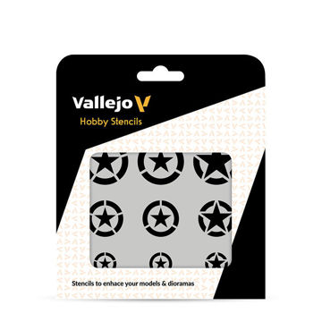 Imagen de Vallejo Stencils Marcas USAF 125 x 125 mm