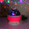 Imagen de Lámpara veladora proyector led de estrellas usb mesa techo