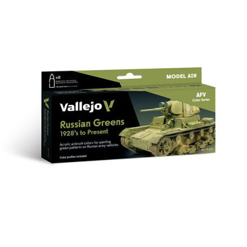 Imagen de Vallejo AFV Set Russian Greens 28’s to Present 8un