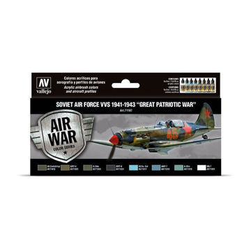 Imagen de Vallejo Air War Set Soviet Air Force VVS 1941 to 1943 8un