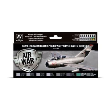 Imagen de Vallejo Air War Set Soviet/Russian Cold War Silver 8un