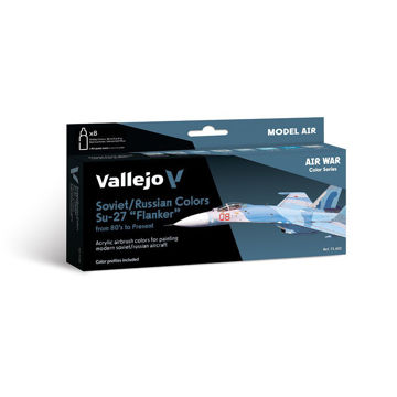 Imagen de Vallejo Air War Set Soviet/Russian Su-27 80’s to Present 8un