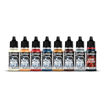 Imagen de Vallejo Pinturas Fantasy Set Elves & Gnomes (8 x 18 ml)