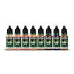 Imagen de Vallejo Pinturas Fantasy Set Face Painting (8 x 18 ml)