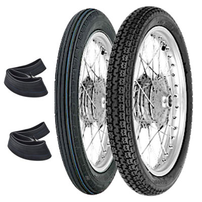 Imagen de Combo Moto Cubiertas 225-17 y 275-14  Bartl 011 y 015 c/cámaras