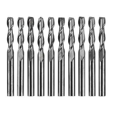 Imagen de Fresa espiral de doble filo – 3,175 mm, 10 piezas