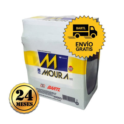 Imagen de Bateria Moura 70 Amp M40SD Garantía 24 Meses Derecho Positivo