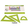 Imagen de Juego de geometría 4 piezas + Tabla periódica