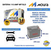 Imagen de Bateria Moura 115 AMP EFB Start-stop  Garantía 24 meses
