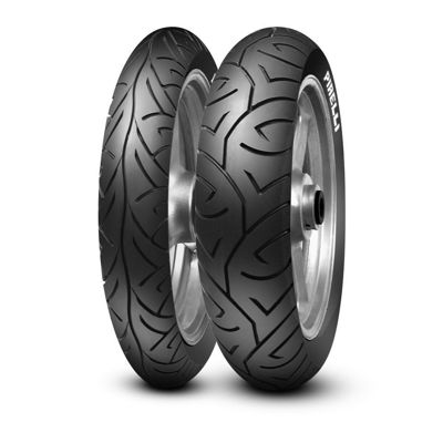 Imagen de Combo x 2 cubiertas 100/80-17 y 130/70-17 Pirelli Sport Demon