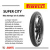 Imagen de Combo 250-17 y 275-17 Pirelli Super City con cámaras