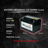 Imagen de Baterias Autos Megatron 120 Amp  Garantía 2 años