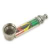 Imagen de Pipa de  metal para fumar con filtros de metal