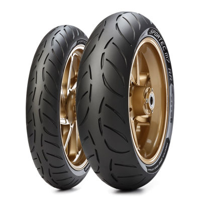 Imagen de Combo Moto 110/70-17 190/55-17 ZR Metzeler Sportec M7 RR