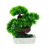 Imagen de Adorno maceta rústica con bonsai de pino
