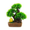 Imagen de Adorno maceta rústica con bonsai de pino