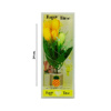 Imagen de Adorno flores en maceta con luz en caja mica