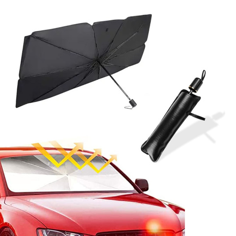 Imagen de Parasol para auto desplegable automático forma de paraguas
